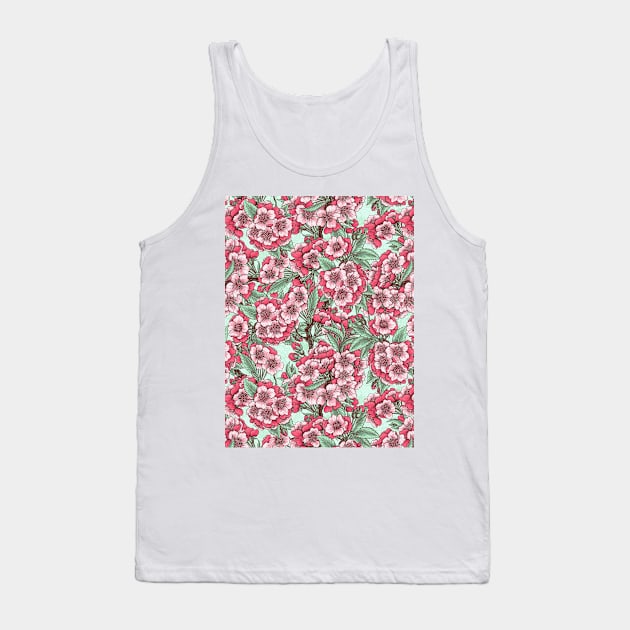 Cherry blossom Tank Top by katerinamk